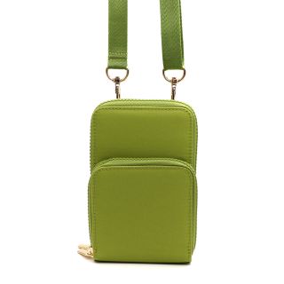 Recycled Nylon Lime Green Phone Bag by Peace of Mind